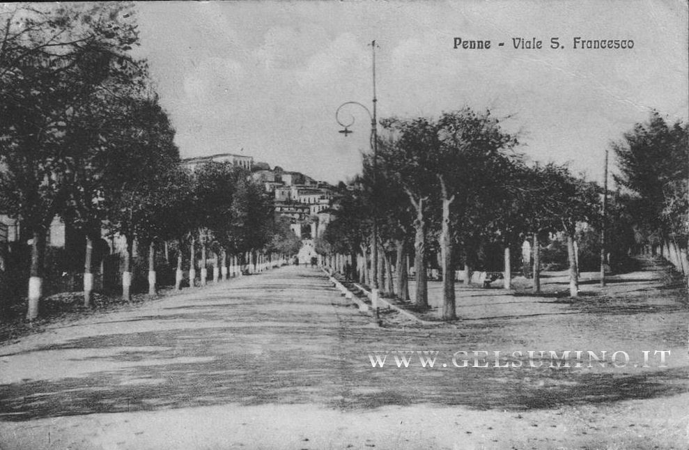 Viale San Francesco anni 30
